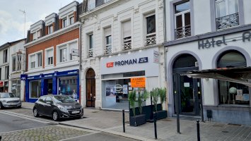location Local commercial 96m² Valenciennes
